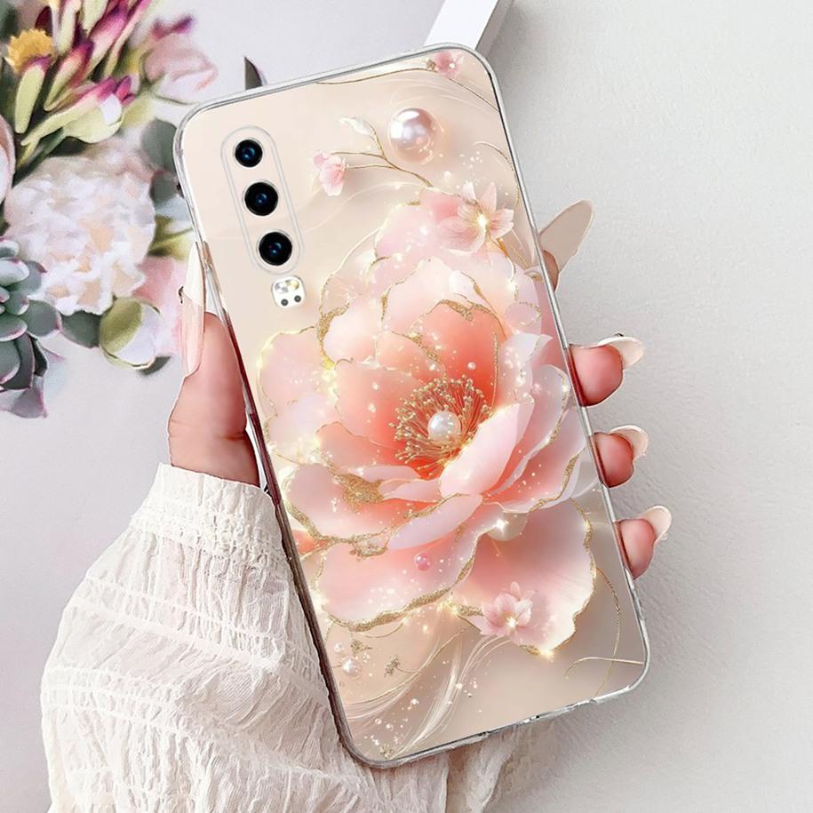 Case For Huawei P30 P 30 Pro Cover Popular Marble Butterfly Soft Slim Silicone Protective Shell For HuaweiP30 P30Pro Phone Cover