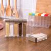 6 In 1 Transparent Spice Jar Seasoning Condiment Storage Container Kitchen Tool