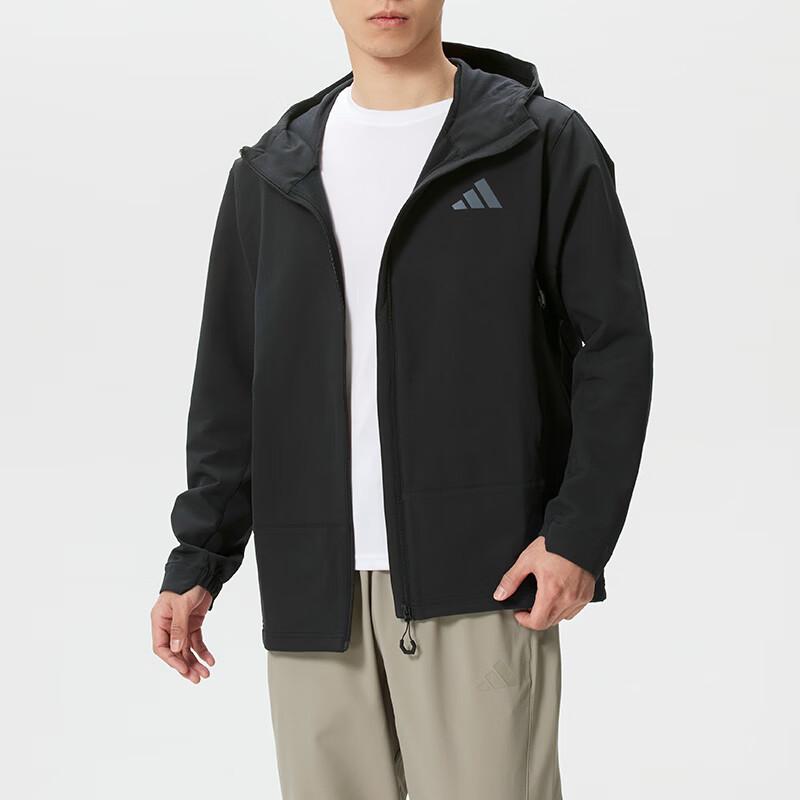 adidas Мужская мягкаяshell куртка с капюшоном KD9409