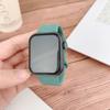 Ремешок с гравировкой для Apple, ремешок для часов 45 мм, 44 мм, 42 мм, 49 мм, 40 мм, 41 мм, силиконовый браслет Correa iWatch Series 8, 9, 7, 6, 5, 4, 3 Ultra SE