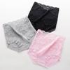 Sexy High Waisted Seamless Underwear for Women Made of Pure Cotton with Lace Edges Waist Cinching Waist Large Size Underwear