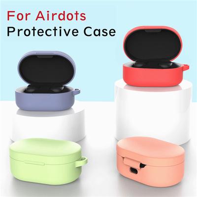 Защитный чехол для наушников Xiaomi Redmi Airdots TWS, жидкий силиконовый чехол для наушников с крючком