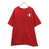 Logo Print Short Sleeve T-shirt 2XL Red Biggs Men's Used