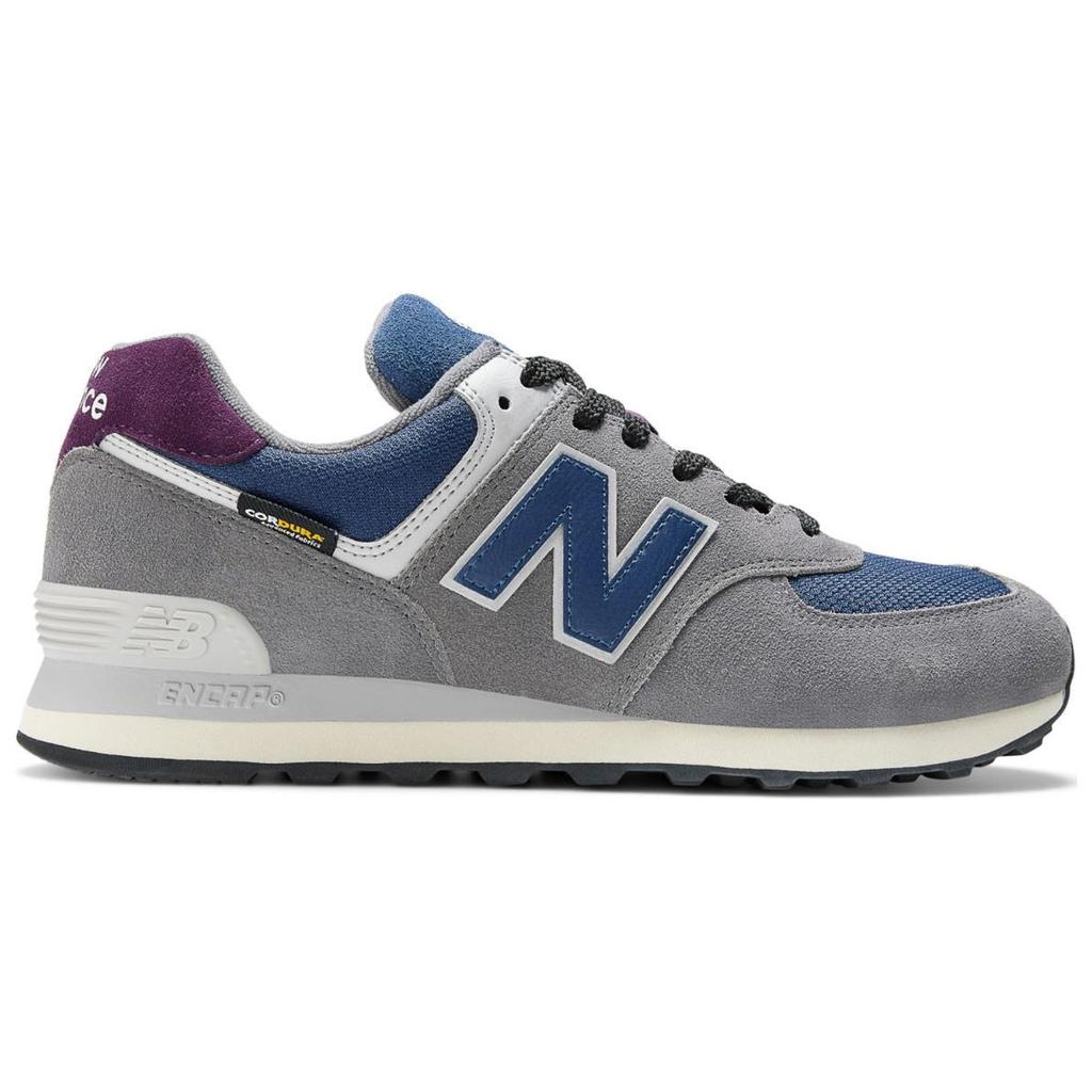 New Balance Серые темно-синие кроссовки унисекс 574 Apollo U574KGN
