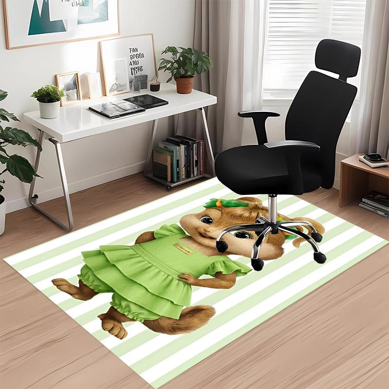 Alvin and the Chipmunks Printed Carpetrugfor Office Chair Living Room Bedroom Kitchen Room Decor Gifts