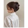 Large Acrylic Bow Shark Clip Non Slip Thick Hair Claw Women Daily Back Head Updo Hair Accessories