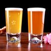 Fuji Glass Sakura Kiriko Tumbler Pair Set 240cc Easy To Hold Luxury Artisan Handmade Paulownia Box Rocks Glass Beer Highball Glass Stylish Celebration