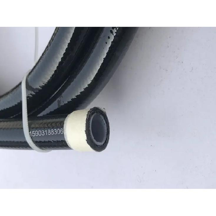 PU Coated AN-6 Stainless Steel Braided E85 AN6 PTFE inner Oil Line Fuel Hose 1M