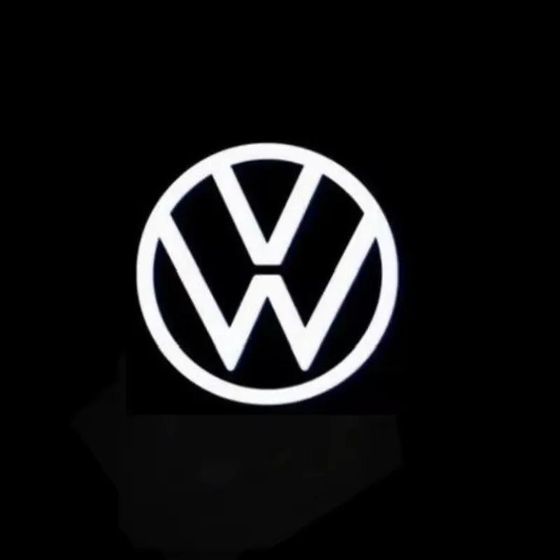 Для VW VOLKSWAGEN Новый Для VW Volkswagen Passat CC Lamando Touran Touareg Tiguan Eos Golf Логотип Двери Автомобиля Лазерный Проектор Приветственный Свет