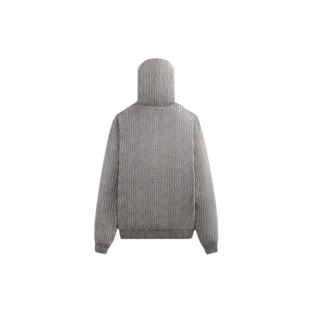 Kith Slub Boucle Sierra Zip Hoodie Ink Men Tops Black KHM031815-432