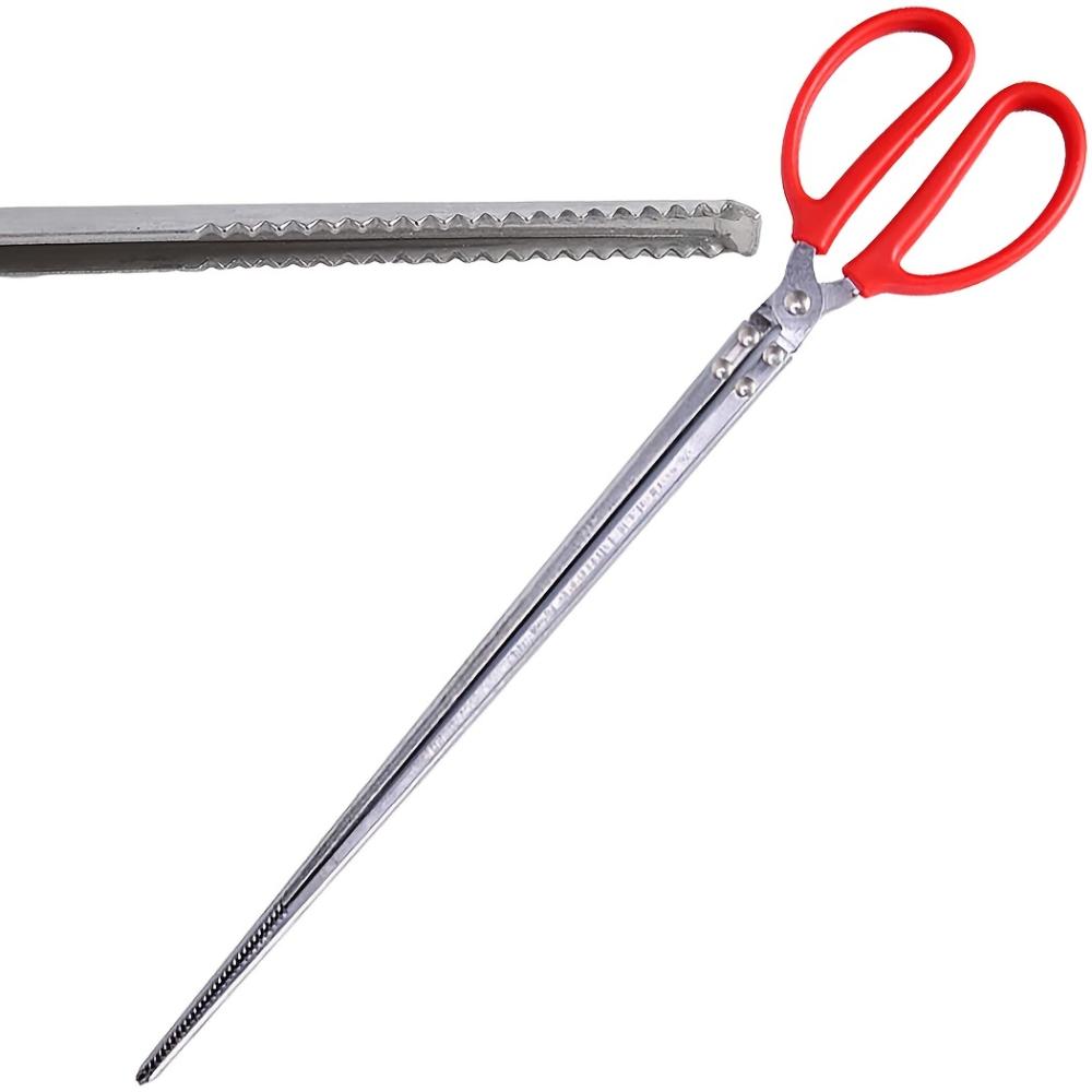 Прочные рыболовные плоскогубцы из нержавеющей стали, многофункциональные ножницы с нескользящим зажимом и пластиковой ручкой для ловли крабов и креветок