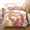 Demon Slayer 3d Bedding Set Anime Duvet Cover Pillowcases Single Twin Full Queen King Size Boys Girls Boys Gift Home Decor