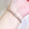 CMM Korean-Style Elegant Temperament Women's Jewelry High-Quality Metal Accessories Shiny Zircon Tennis Bracelet