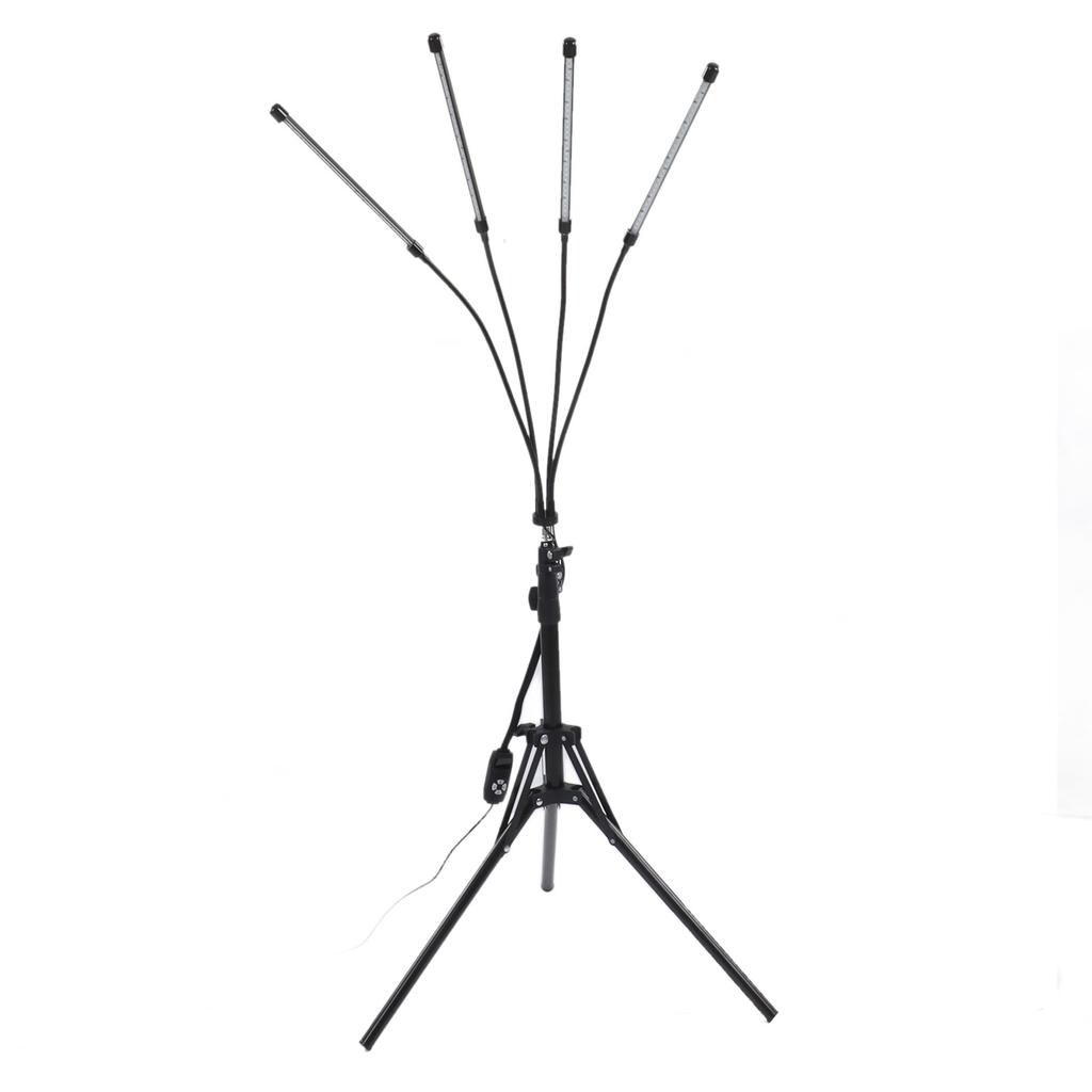 Инфракрасная лампа для светотерапии с 4 головками, 5 передачами, 660 нм, 850 нм, терапевтическая лампа с регулируемым кронштейном