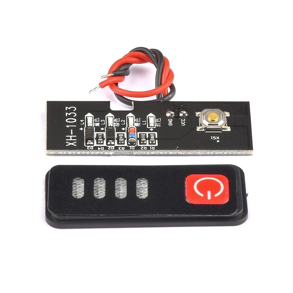 1S 18V 11V Battery Capacity Indicator Module with Power LED Display and Battery Shell Battery Level Indicator Tester