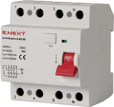 УЗО 4P 63A 30MA - EX-P003020