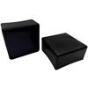 External end cap for photovoltaic profile, flat, 40x40, 20 PCS, BLACK