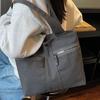 Fashion Retro Daily Large-capacity Tote Bag Women's 2025 New Niche High-end Commuter Shoulder Canvas Bag