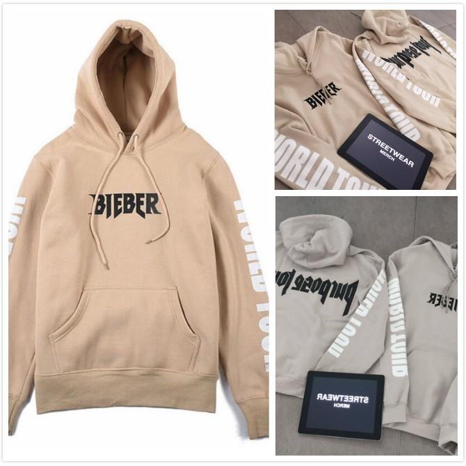 Джастин Бибер Purpose The World Tour Модная Худи Толстовка Свитшот