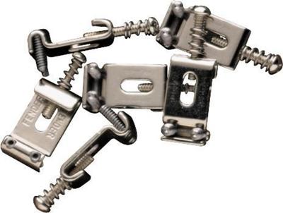 Оригинальный винтажный бридж Fender USA для Stratocaster, комплект бриджа Stratocaster с 6 латунными секциями 992051000, 6 седлами, [Б/У]