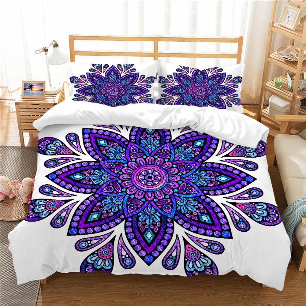 Богемный домашний комплект постельного белья, пододеяльник, наволочка, комплект постельного белья для спальни, полный размер, односпальная/двуспальная кровать, украшение дома