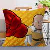 O-One P-Punch M-Man Anime Cartoon Cushion Cover Pillowcase Upholstery Sofa Throw Pillow Home Decor Pillowcas