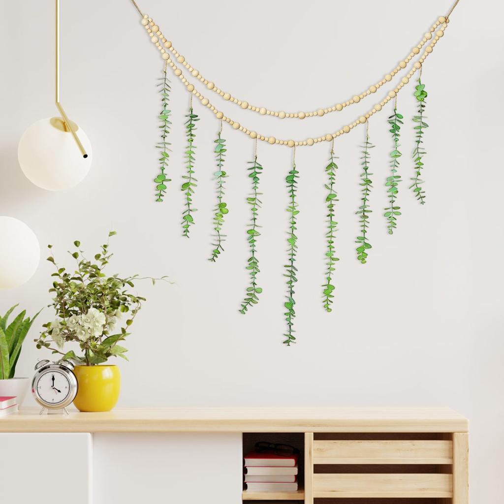 Enhance Your Space With Our Nordic-style Wooden Bead & Faux Wall Decor! This Stylish Rope Photo Holder Combines Natural Charm With Functionality.