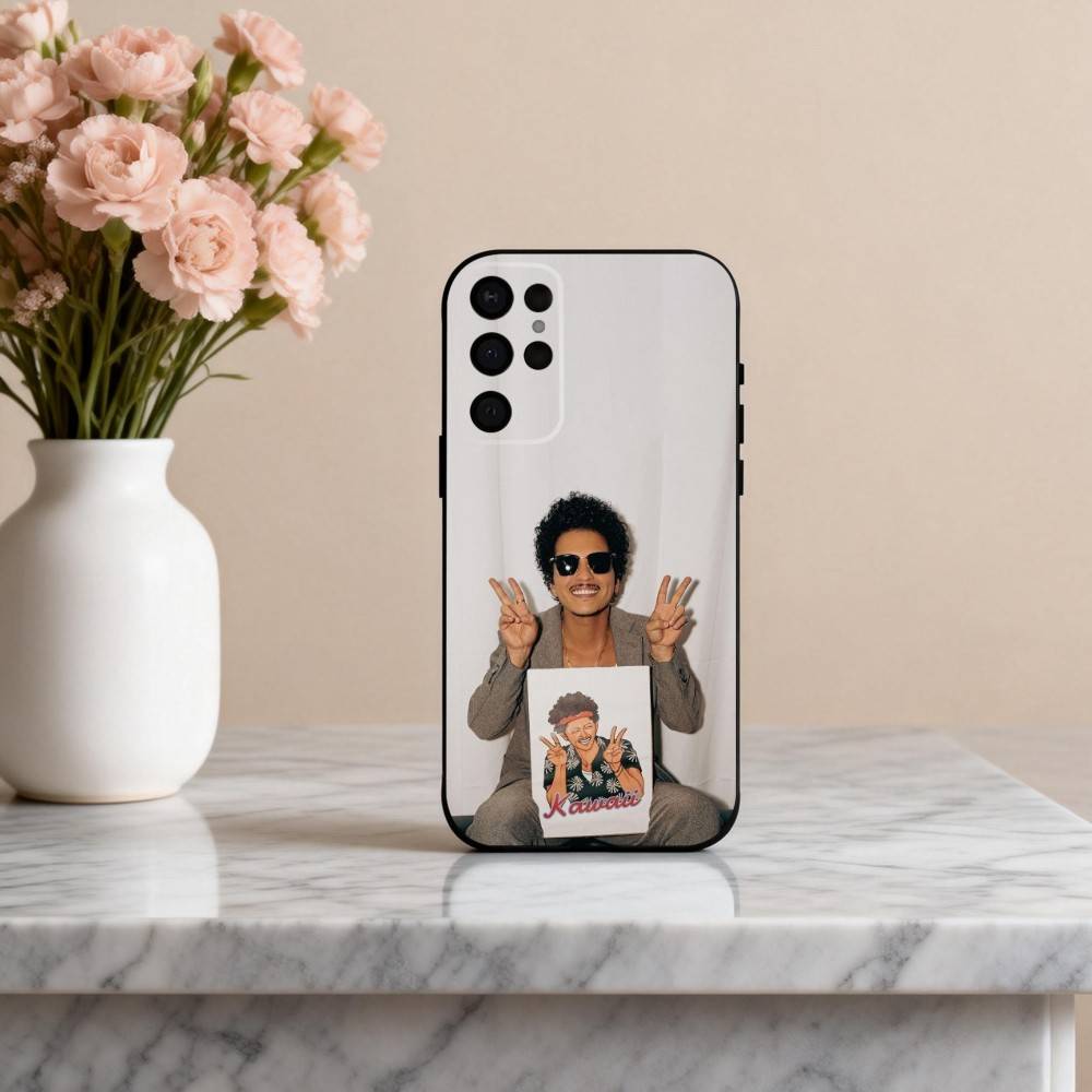 F-знаменитый B-Бруно Марс Романтичный Чехол Для Телефона Для Samsung S25,S24,S21,S22,S23,S30,Ultra,S20,Plus,Другие Мягкий Черный Чехол