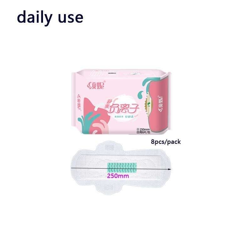 10 упаковок = 80 шт., анионовая гигиеническая прокладка для женщин, гигиенические тампоны, убивают бактерии, анионовая прокладка с ежедневным использованием, анионная гигиеническая прокладка