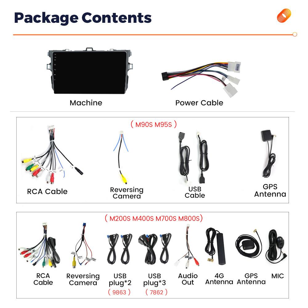 Android All In One Car Radio Multimedia Video Player для Toyota Corolla E140 150 2006-2013 Autoradio BT Carplay Monitor Auto GPS