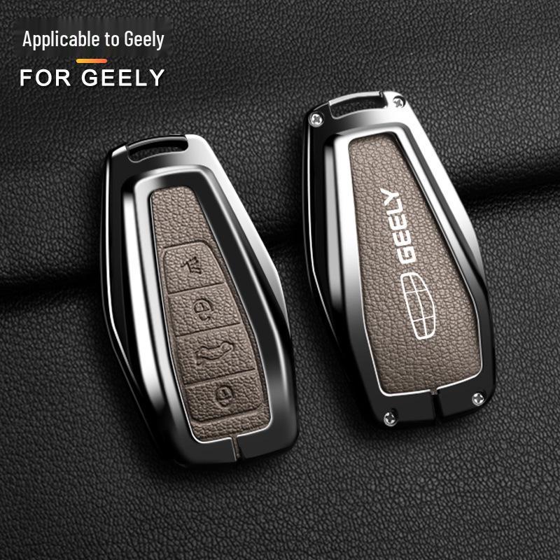 Чехол для ключа Geely: Совместимо с моделями Emgrand, Xingyue L, Boyue, Xingrui, Icon, Binyue, Coolray, Vision X6 GS.