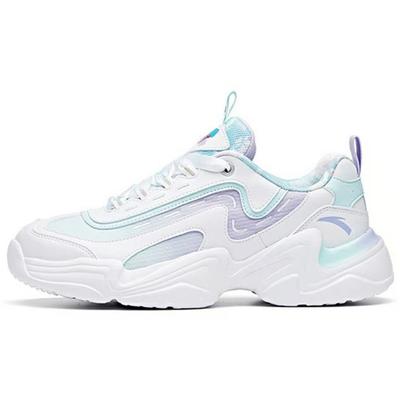 Mulan X Lifestyle Series Trendy Casual Shock Absorbing Non-Slip Wear-Stick Dad Shoes Women sleeping white blue purple 92938862-10