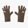 Mellotory 100% Cashmere Lip Line Gloves (deep Brown)