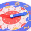 Children Montessori Wooden Clock Toys Hour Minute Second Cognition Clocks