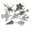 1/144 4D Сборная модель Самолет Вертолет Ми-24 FC-1 J10 Истребитель США Thunderbolt Разведывательный Самолет Транспортер Военная Игрушка