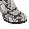 Q/Women's High Heel Boots Sexy Snake Skin Pattern Thick Heel Women's Boots Autumn and Winter New Large Size Boots