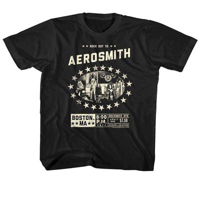 Футболка Aerosmith Rock Out Boston 1974