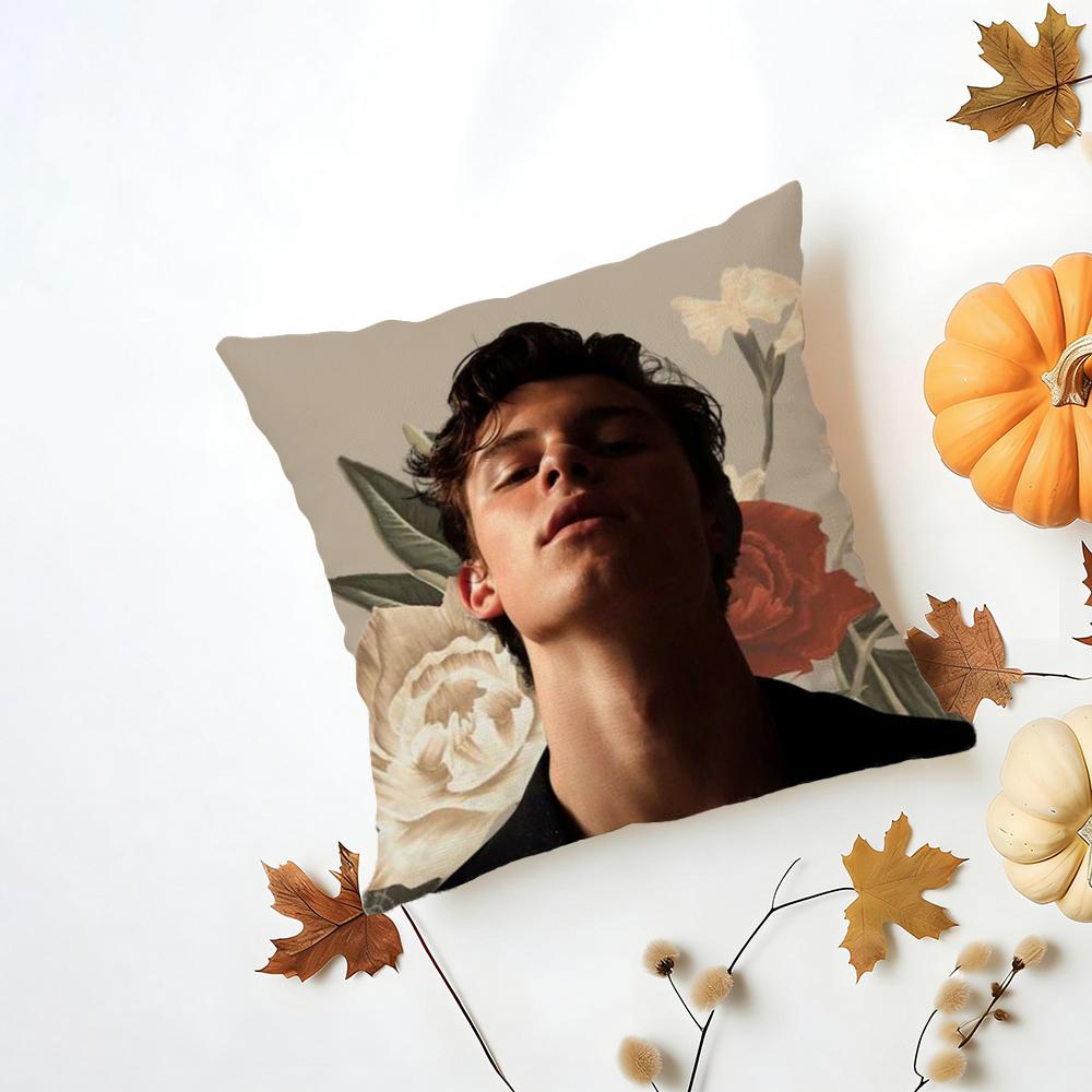 Singer SShawn Mendes Cushion Cover Iceland Washable Linen Soft for Daily Sofa Bed Home Room Decor