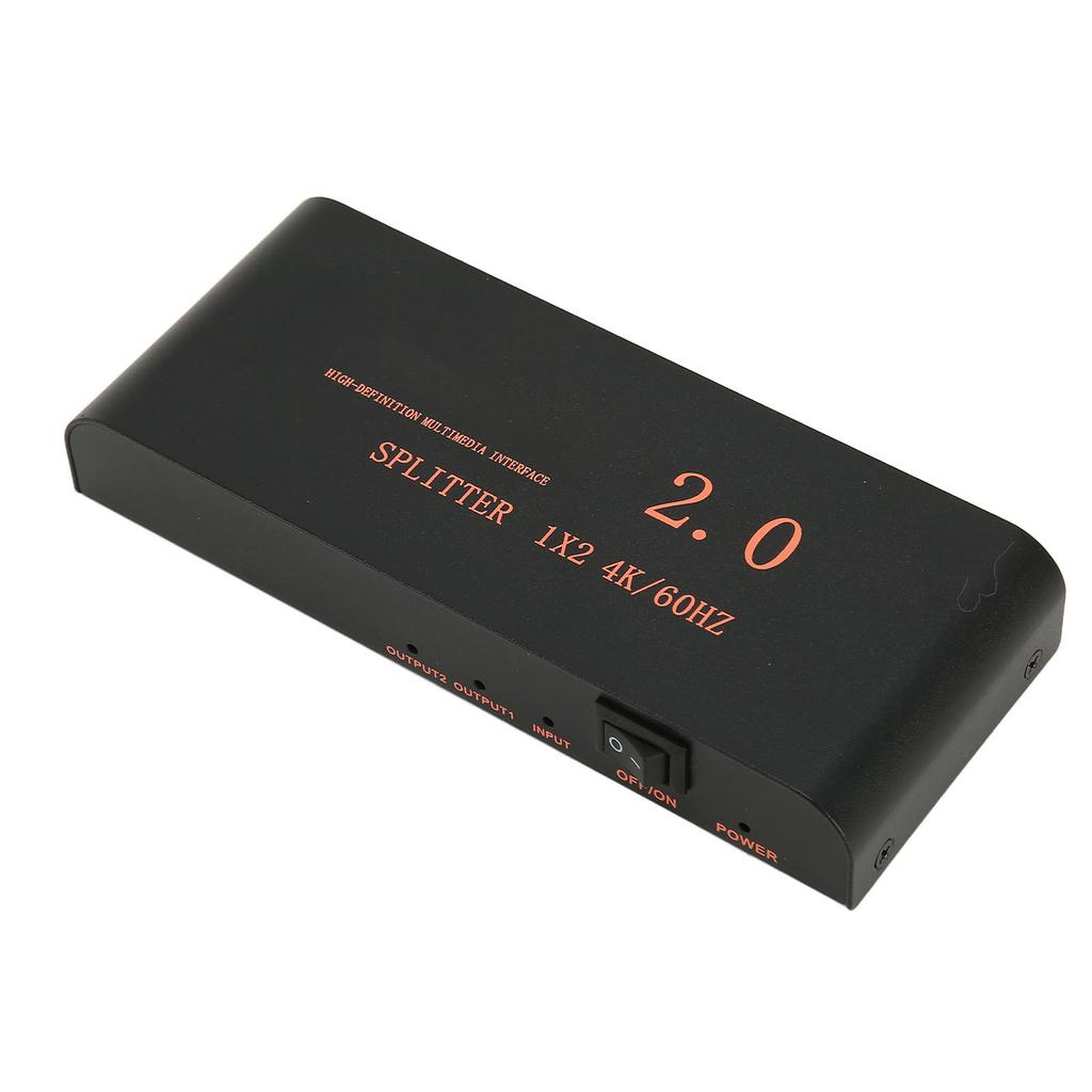 Разветвитель интерфейса HD Multimedia 1x2 1 вход 2 выхода 4K 60 Гц 18,2 Гбит/с Интерфейс HD Multimedia