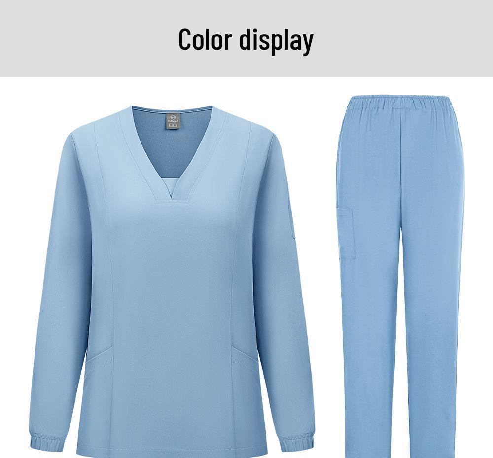 Unisex Breathable Nurse & Spa Beauty Uniform – 7 Colors Available