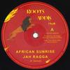 7inch Record JAH RAGGA - African Sunrise / African Dubrise RAM703 Roots Addis Muz 2019 France Reggae, Ska & Dub