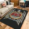 Vintage metal print Rug Floor Mat for Living Room or Bedroom Soft and Comfortable Carpet a Gift for Birthday and Holiday.PFF260912053