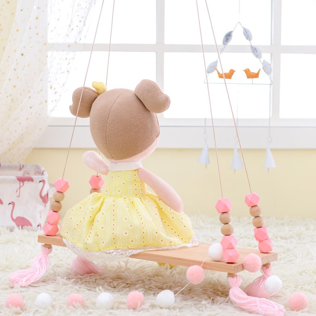 Мягкие игрушки для кукол Весенние подарки для девочек Мягкие игрушки Подарок на день рождения девочки Желтый