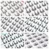 Segmented Individual Cluster Eyelashes Star Tree Glue Free False Eyelashes  Women