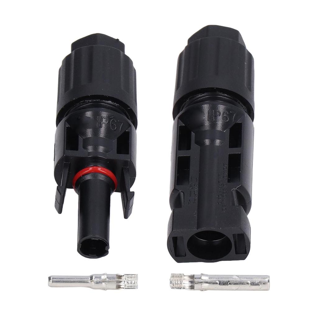 5 комплектов солнечных разъемов «папа-мама» IP67 водонепроницаемый кабельный разъем для фотоэлектрической панели высокого напряжения 30A 1000V