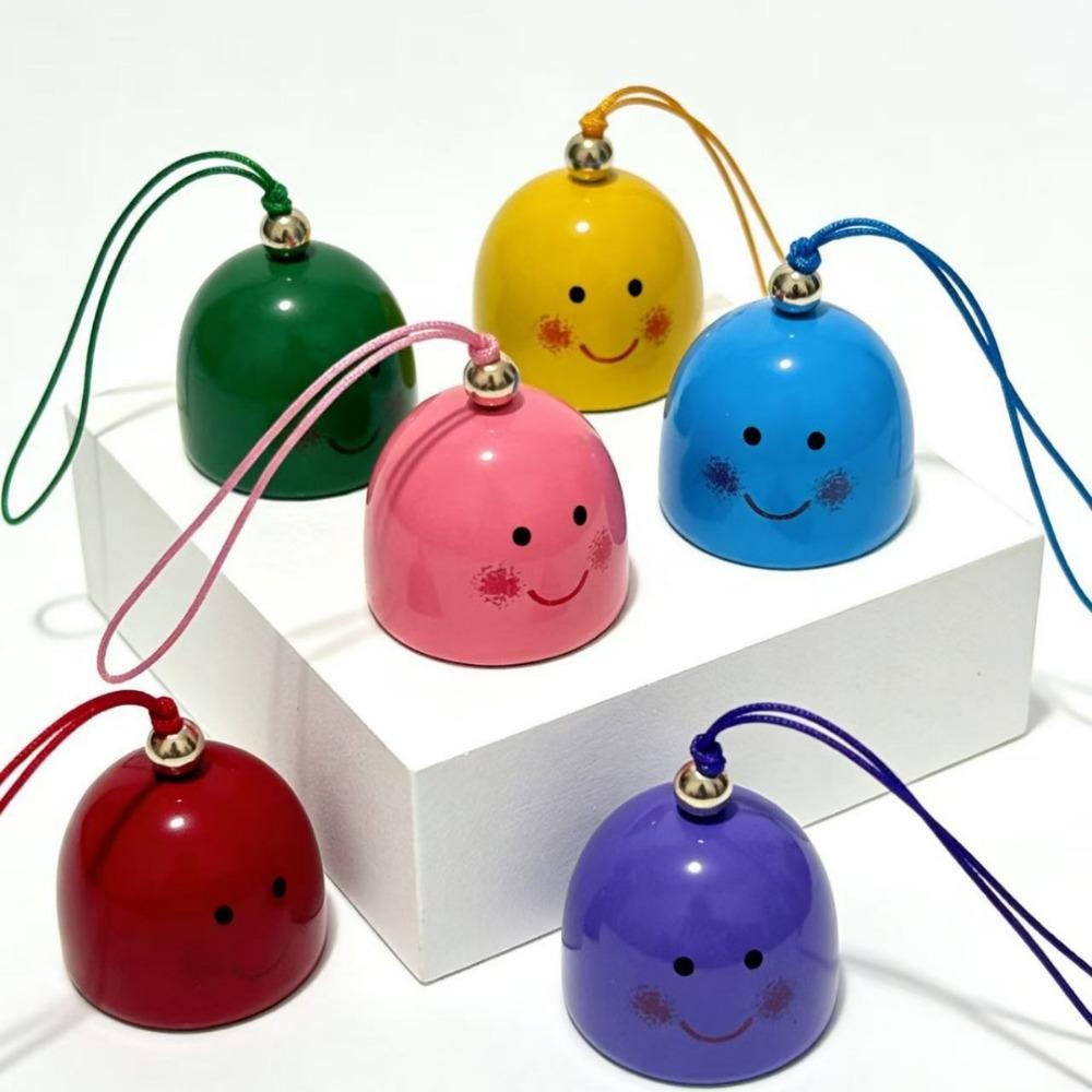 6Pcs Crisp Ringing Tones Wind Chimes Zinc Zinc Alloy Decorative Bells Bell Hanging Ornaments Home Garden