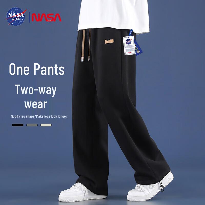 NASA GISS Men's Trendy Straight-Leg Casual Pants