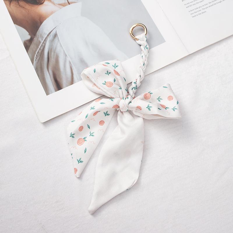Detachable Bowknot Scarf Ribbon Bag Strap Charm