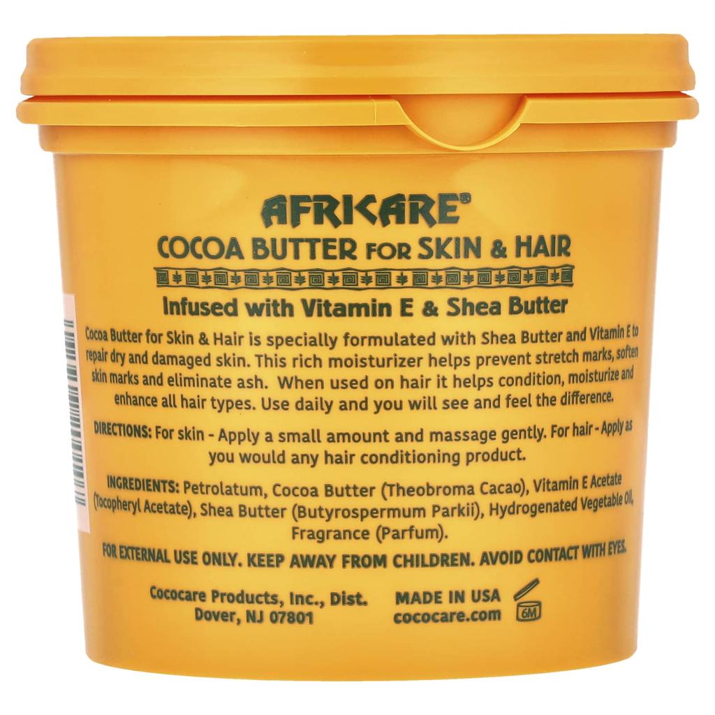 Cococare Afreecare, Масло какао для кожи и волос, 10,5 унций (297 г)