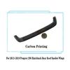 For 2013--2018 Peugeot 206 Hatchback Rear Roof Spoiler Trunk Lid Wings ABS Plastic Black Carbon Car Exterior Tuning Accessories